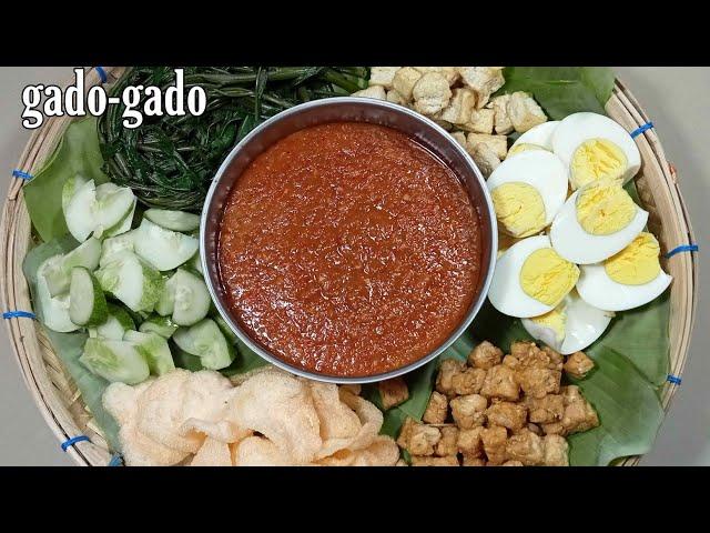 CARA MEMBUAT SAMBAL KACANG UNTUK GADO-GADO