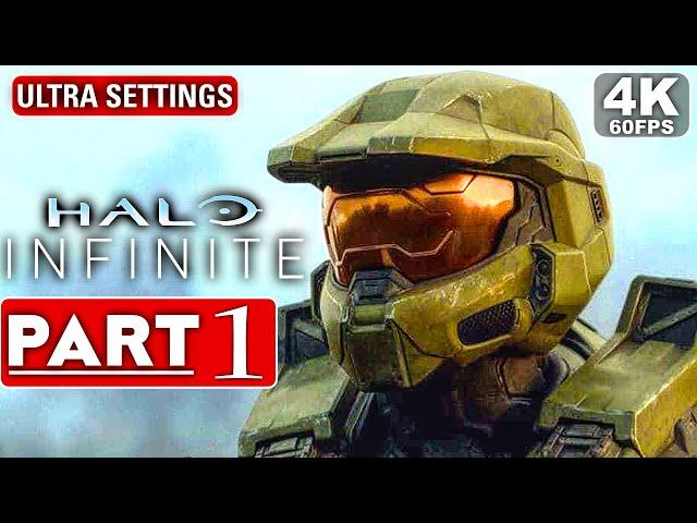 HALO INFINITE Gameplay Walkthrough Part 1 Campaign [4K 60FPS PC] - No Commentary (FULL GAME)