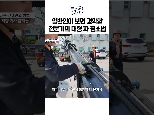 일반인이 보면 경악할 전문가의 대형 차 청소법 ｜눈에 띄는 그녀들7