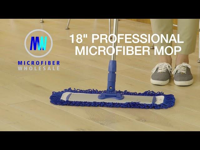 Best Microfiber Mop For Hardwood, Tile, Laminate, Vinyl, or Stone Floors - Cleans With Just Water!