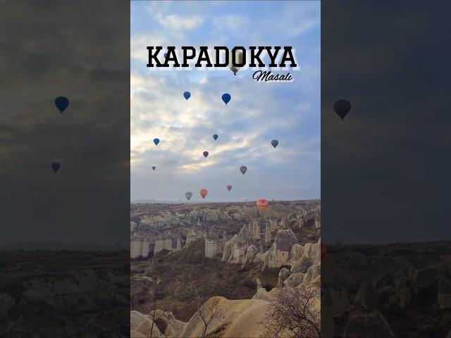 Bir Kapadokya Masalı ...#kapadokya #cappadocia #nevşehir #ürgüp #göreme #peribacaları #vlog #gezi