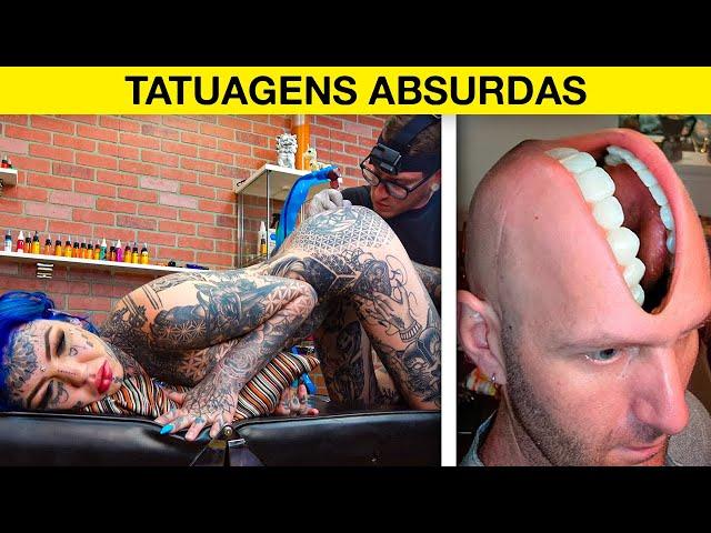 11 TATUAGENS EXTREMAS QUE VOCÊ NUNCA DEVE FAZER!