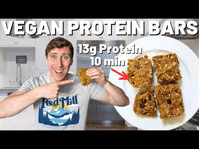 How to Make a Protein Bar in Under 10 Minutes! | Vegan/Plant-Based