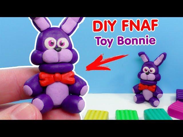 Five Nights at Freddy's Toy Bonnie from clay DIY