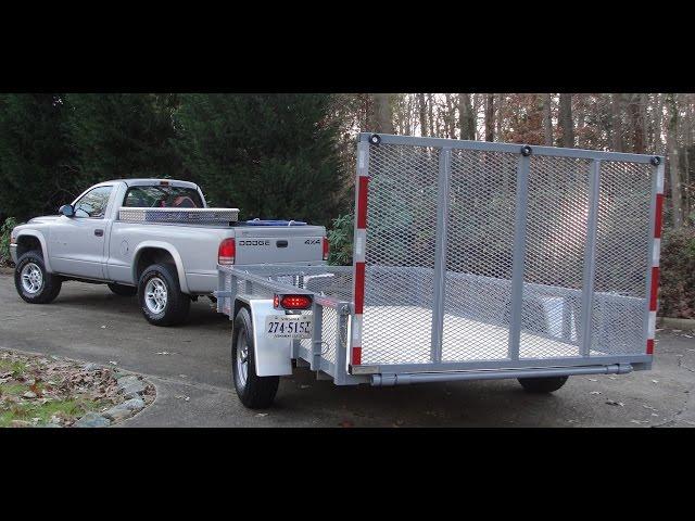 HOT RAT ROD TRAILER BUILT FOR "HOTROD RONNIE * PIN STRIPED FAT TIRES CHROME FENDERS WOW.