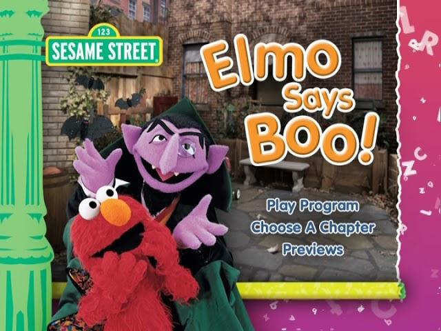 Sesame Street - Elmo Says BOO! Main Menu #1 (2008)