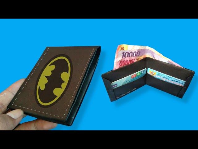 PAPER WALLET | How To Make A Paper Wallet - Easy Origami Wallet Tutorial - Dompet Kertas Origami