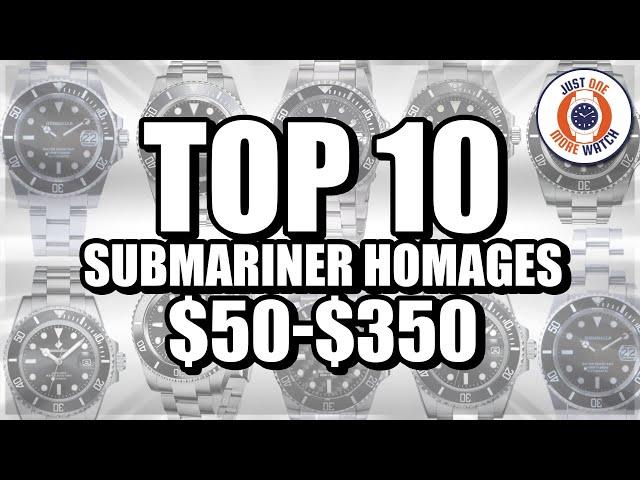 Rated or Slated? Top 10 Submariner Homages $50-$350