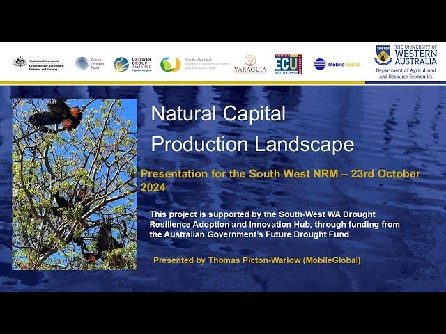 Natural Capital Production Landscapes