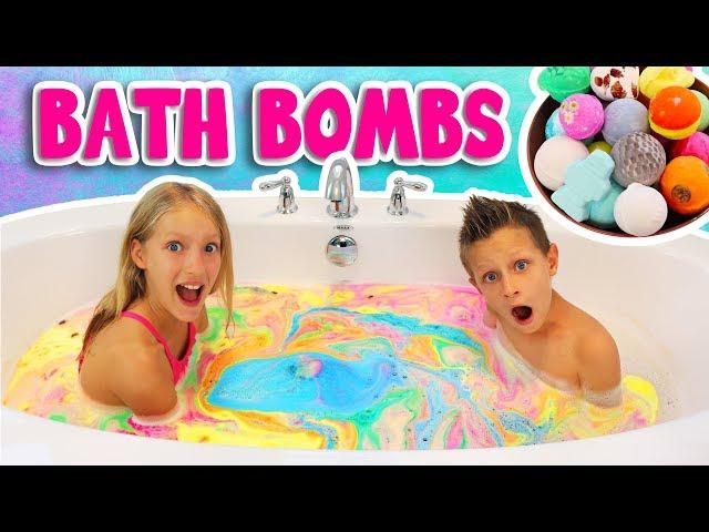 BATH BOMB CHALLENGE!!!!