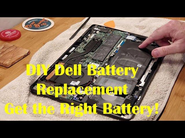 Dell Inspiron Battery Replacement DIY