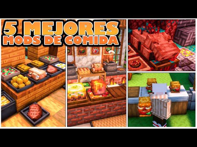 Los 5 Mejores Mods de Comida para Minecraft!! #2