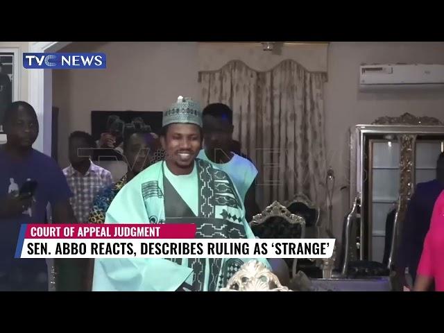 Sen. Abbo Says Court of Appeal Ruling 'Strange'