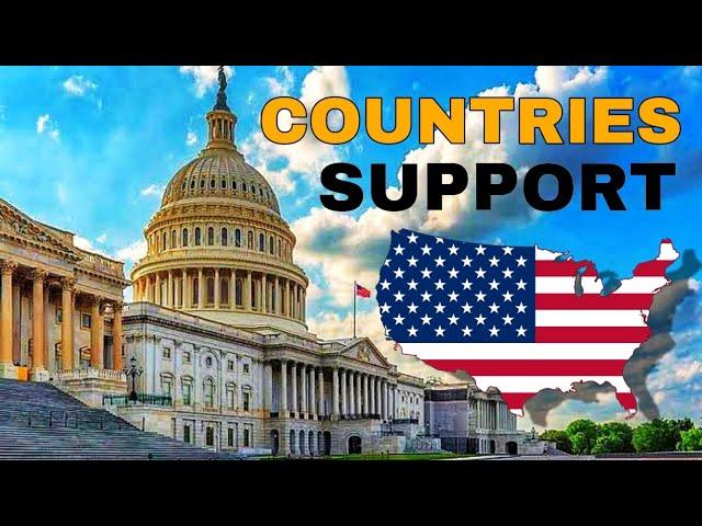  Top 10 Countries that Support United States of America | Includes UK Canada India | Yellowstats