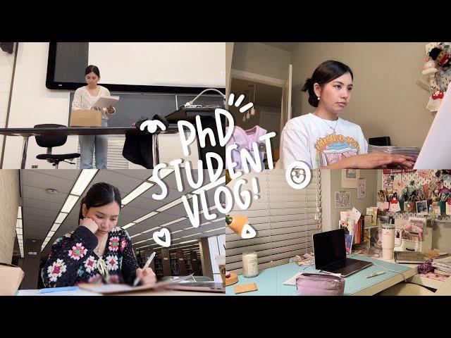 days in my life ep. 30: busy week as a PhD student and content creator (productive vlog)