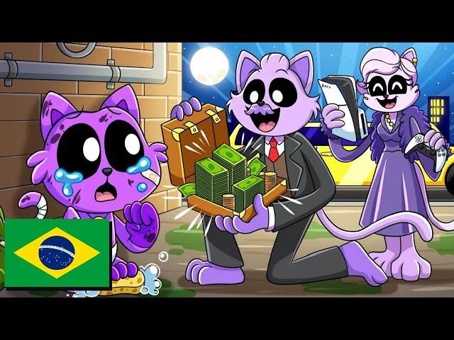 CATNAP foi ADOTADO por TRILIONÁRIOS! - Poppy Playtime Animação