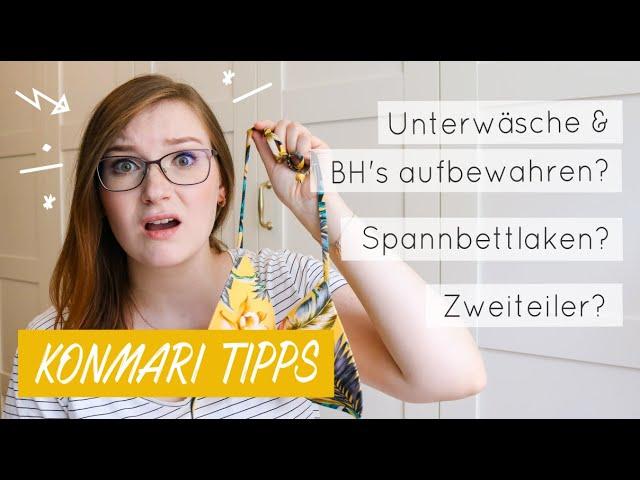 Besser aufräumen #2  BHs, Pyjamas, Unterwäsche, Handtücher & Spannbettlaken falten