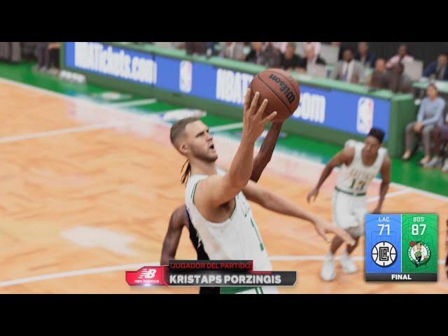 NBA 20s 2025 Friday Nights Fastbreak Basketball Clippers vs Celtics (2K) (Spanish Audio)