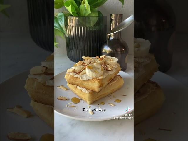 Waffles for breakfast  #recipereview#breakfast