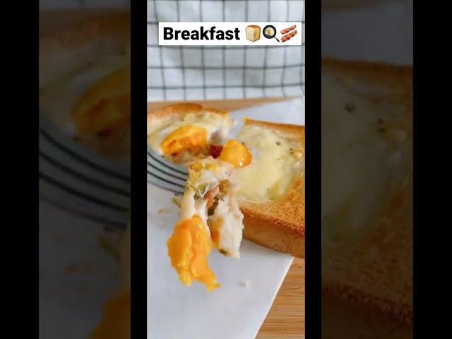 Breakfast Bacon Egg Toast #breakfast #shorts | Mommy Yummy By nam cooking