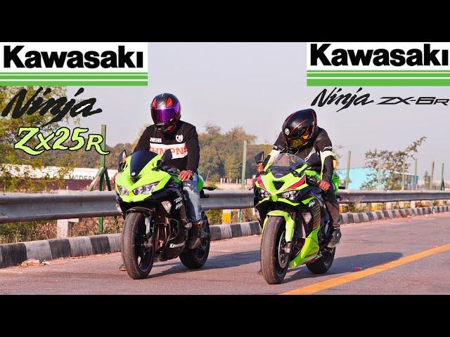 Kawasaki Ninja Zx6r (2024) vs Kawasaki Ninja Zx25r || Drag Race || lgta h ish bike ko bechna padega