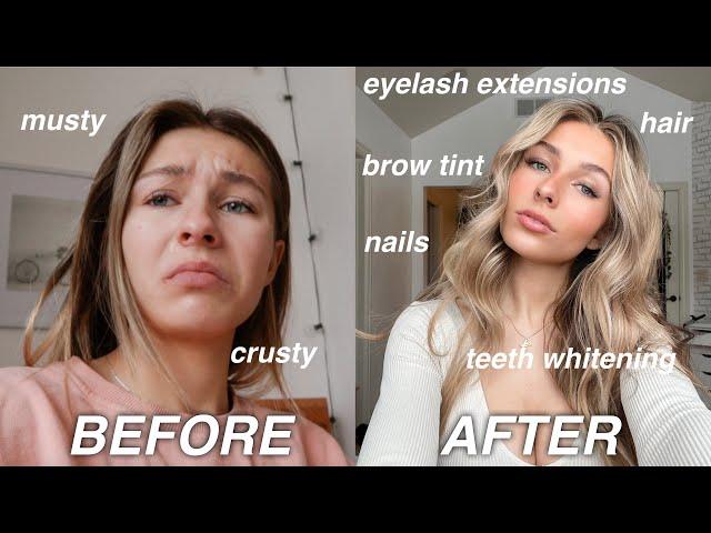 SPENDING $1000 TO GLOW UP FOR VACATION *extreme transformation*