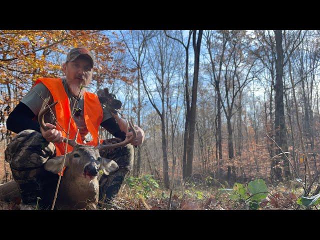 2024 Buck Takedown During Rifle Season on Deer Hunt. #deerhunting