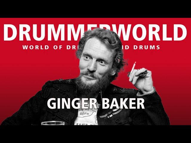 Ginger Baker: Double Bass Drum Solo - 1995 #gingerbaker #drummerworld