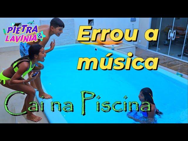 DESAFIO NA PISCINA DO COMPLETE A MÚSICA