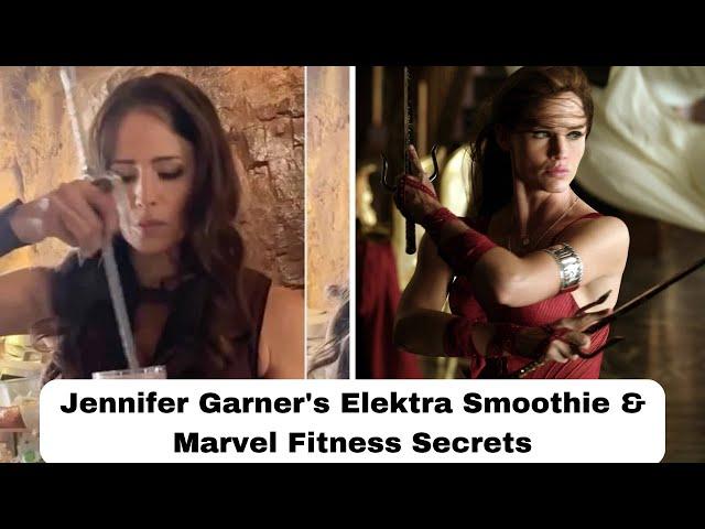 Jennifer Garner's Elektra Smoothie Recipe & Marvel Fitness Secrets | Deadpool 3 Behind the Scenes