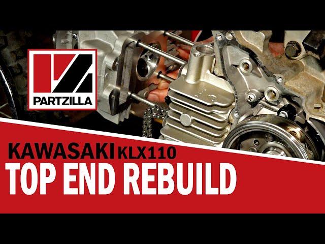 Pit Bike Top End Rebuild | KLX110 Valve Replacement | KLX110 Piston Replacement | Partzilla.com