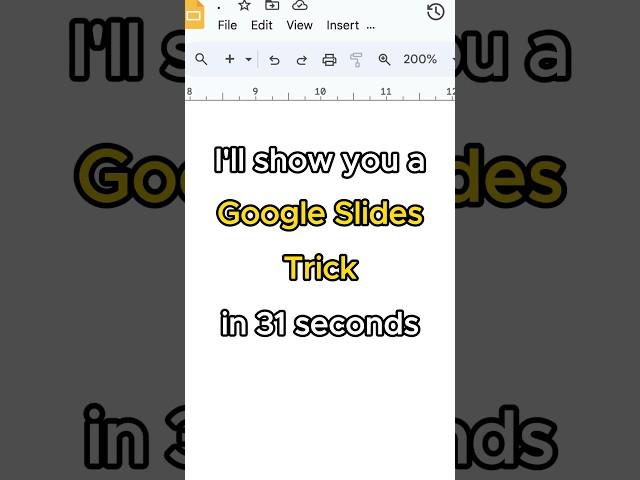 10x your Google Slides in 31 seconds  Leave a comment if you want more tricks #googleslides