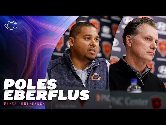 Ryan Poles and Matt Eberflus post-draft availability | Chicago Bears