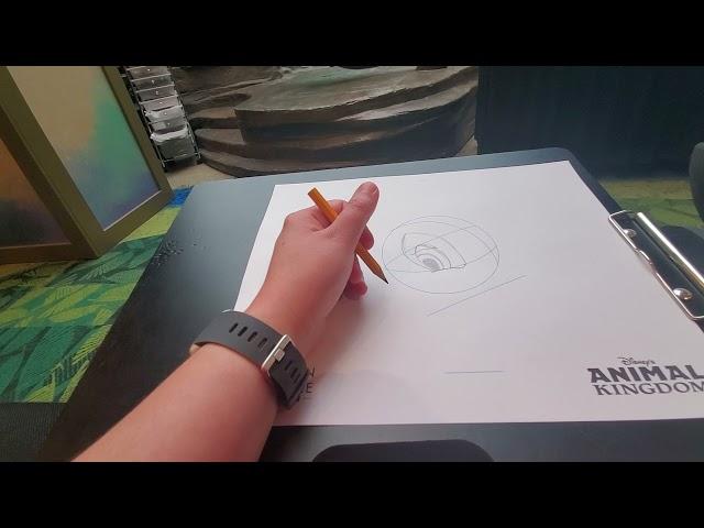 The Animation Experience at Animal Kingdom | Drawing Thumper from Bambi