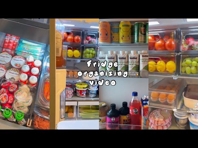 Satisfying fridge organizing and restocking videos | ASMR satisfying ️| tiktok compilations |