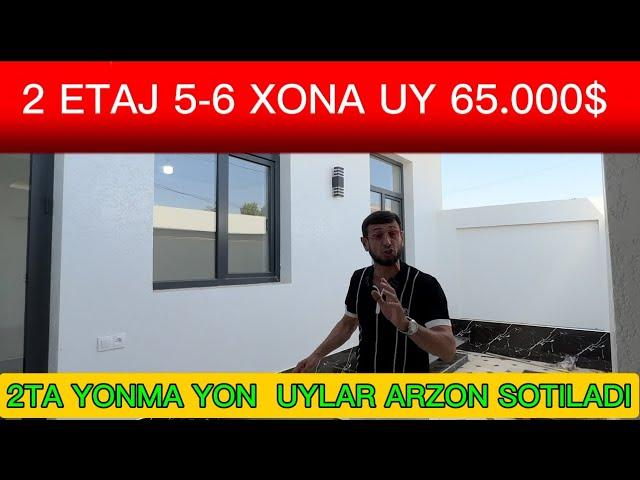 ARZON 65.000$ GA 2 ETAJ 5 VA 6 XONALIK IKTA YONMA YON XONADONLAR SOTILADI TEZ ULGURIB QOLING