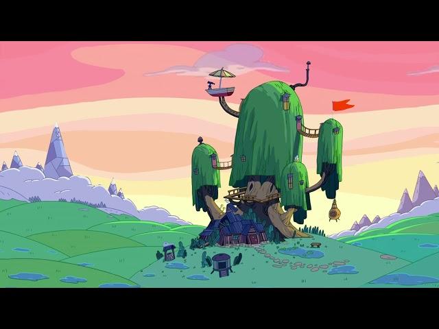 Adventure Time Sunset Ambience + (Everything Stays Slowed and Reverb)