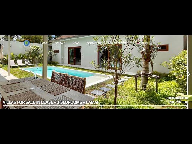 VC311 - Garden villa 3 bedrooms with pool - Lamai - Koh Samui