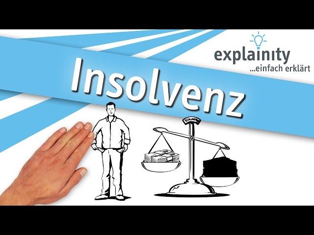 Insolvenz einfach erklärt (explainity® Erklärvideo)