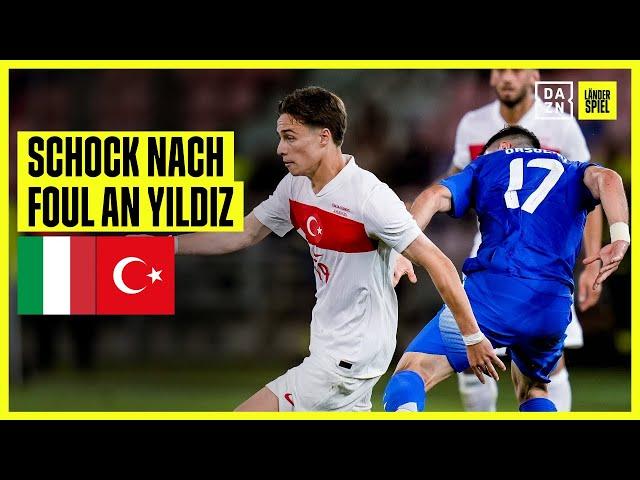 Chancenreiche Partie und ein Schockmoment bei Yildiz: Italien - Türkei | Testspiel | DAZN Highlights