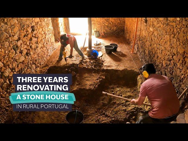 Abandoned House in Portugal Renovation - 3 Year Timelapse