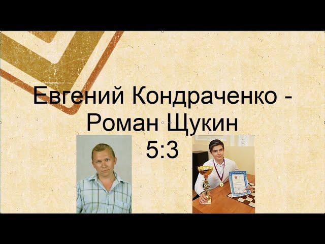 Kondrachenko - Shchukin. The 6th Master’s Tournament. Final | Draughts