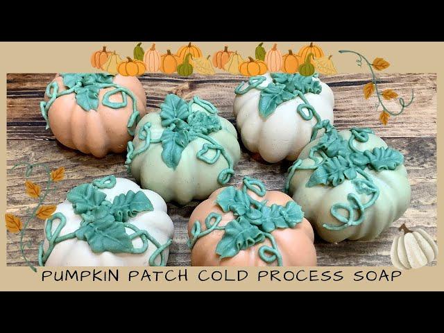 RECIPE - Making PUMPKIN PATCH Cold Process Soap w/ Real Pumpkin Puree | Ellen Ruth Soap