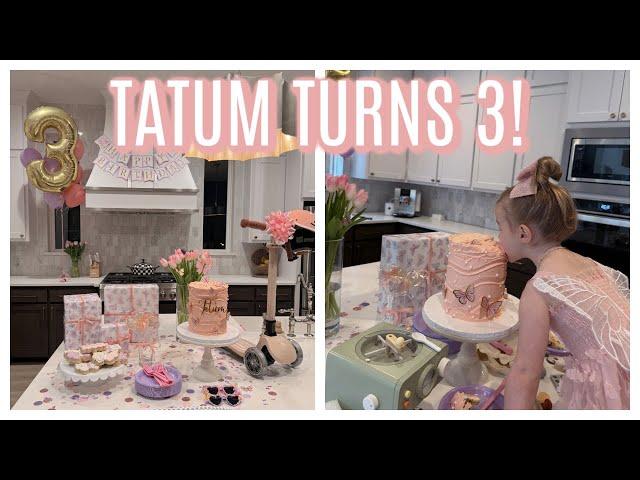 TATUMS 3RD BIRTHDAY VLOG | Tara Henderson