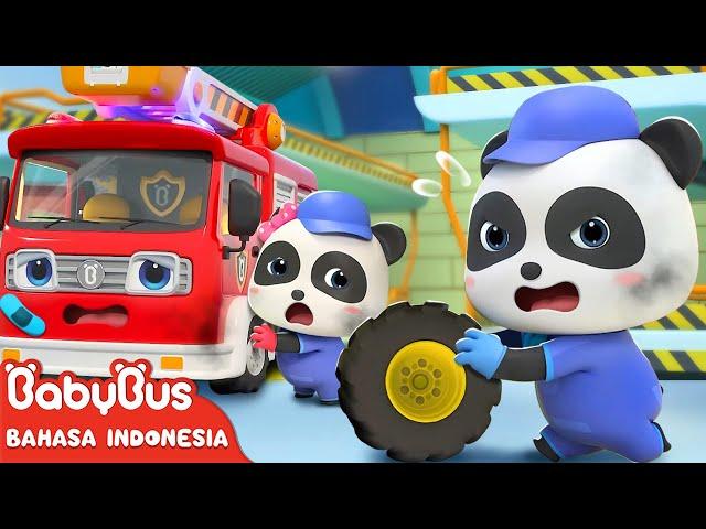 Kendaraan Rekayasa Terluka | Lagu Kendaraan Anak | Lagu Lucu | BabyBus Bahasa Indonesia