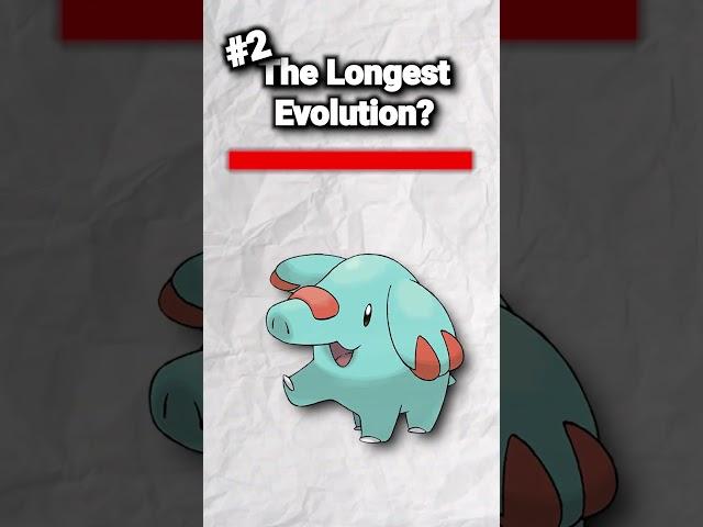 Which Pokémon Took The LONGEST To Evolve? 