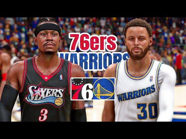 ALL-TIME WARRIORS vs ALL-TIME 76ERS | NBA 2K24 (PS5)