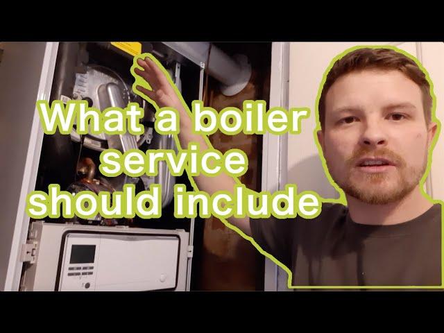 What a boiler service includes