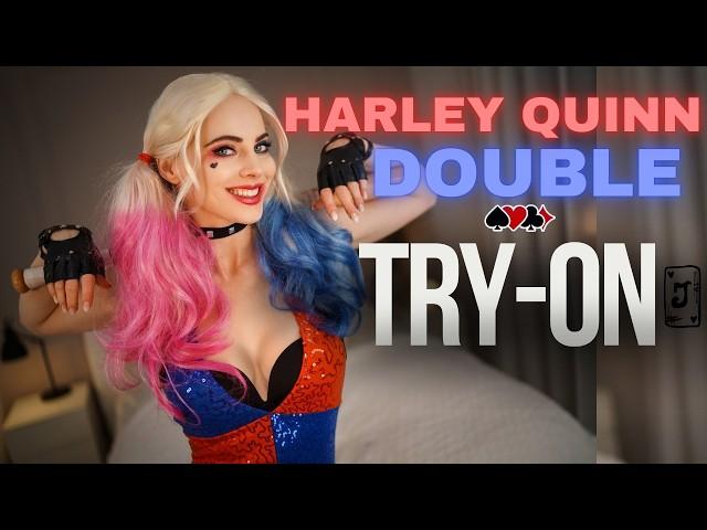 Iconic Harley Quinn Costumes for Halloween | Cosplay Try-On Haul