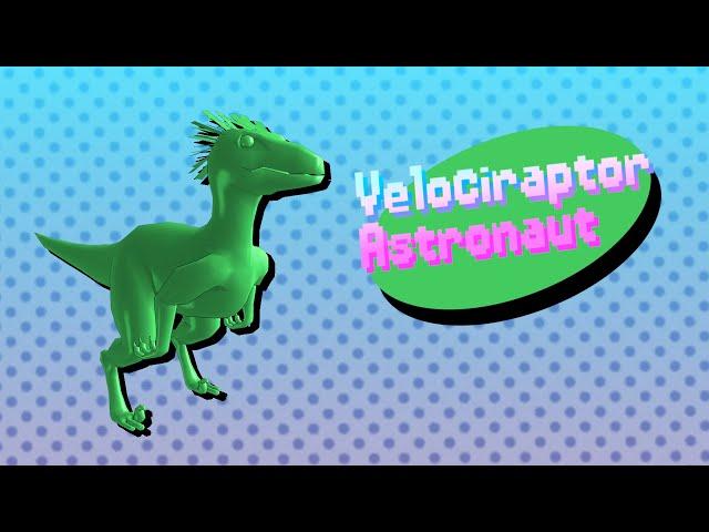 Sickly Character Streams: (Blender 3.0) Velociraptor Astronaut - Part 1